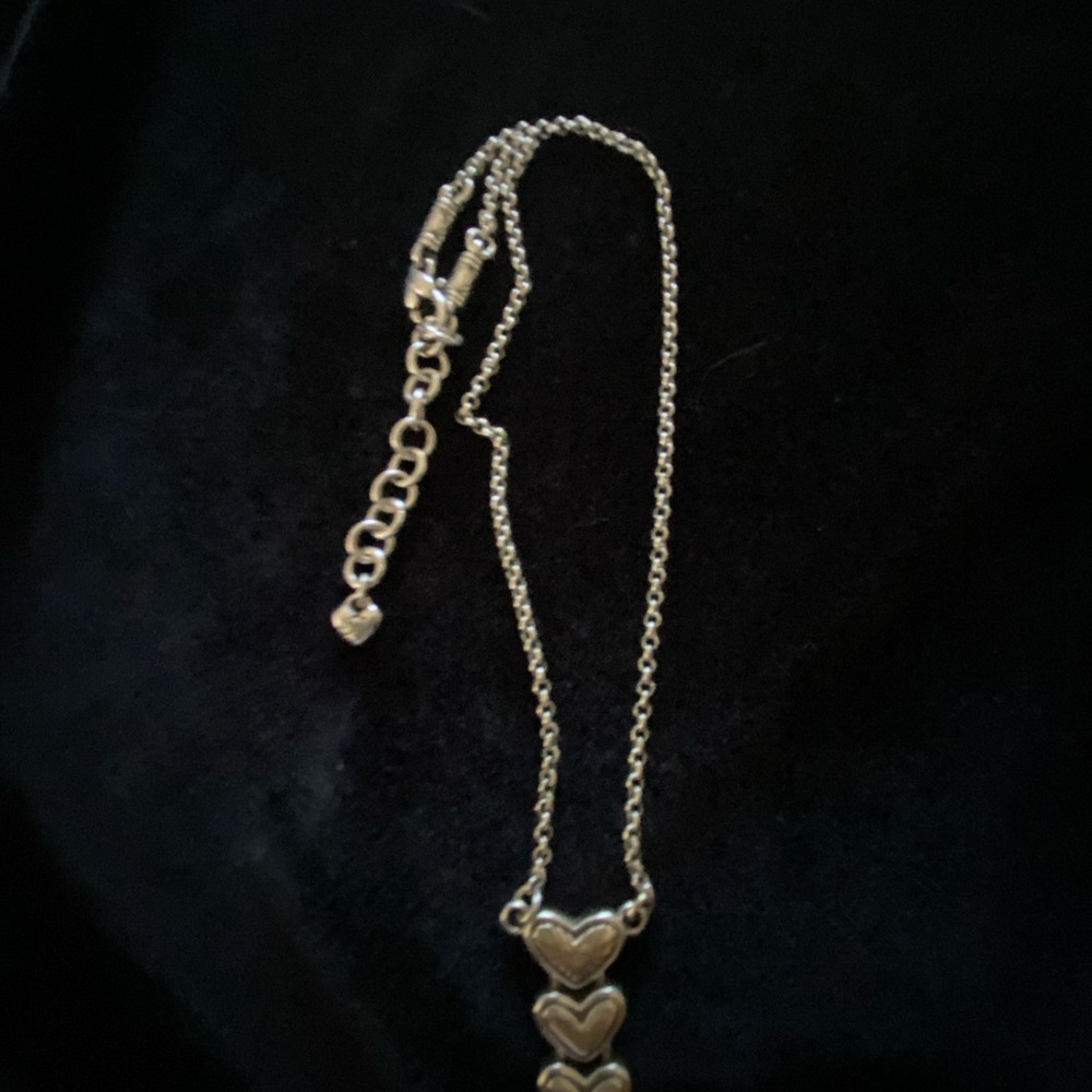 Sterling Silver Heart Pendant Necklace - Silver